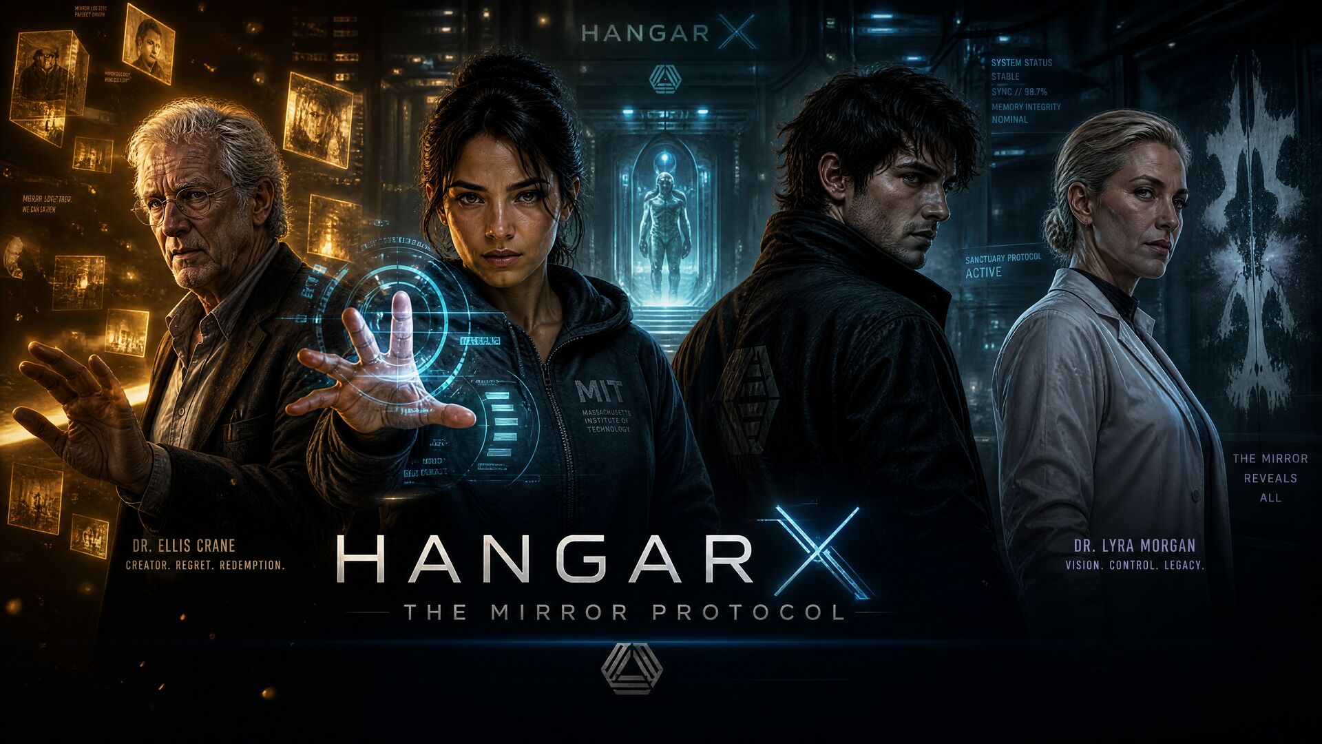 HANGAR X: The Mirror Protocol — film key art